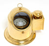 Vintage Look Large Tabletop Brass Binnacle Compass