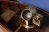 Vintage Look Large Tabletop Brass Binnacle Compass