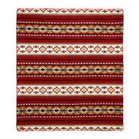 Ultra Soft Southwestern Red Hot Handmade Woven Blanket