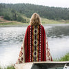 Ultra Soft Southwestern Red Hot Handmade Woven Blanket