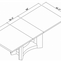 Modern White High Gloss Finish Dining Table