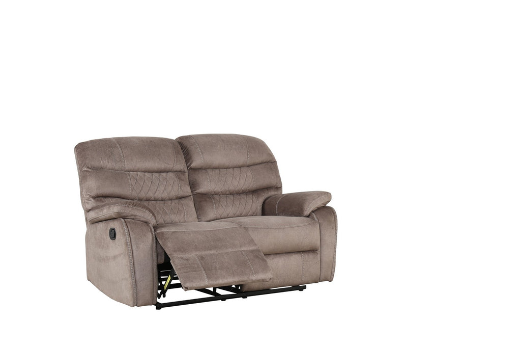 62" X 38" X 40" Light Brown Loveseat