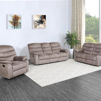 183" X 114" X 120" Light Brown Sofa Set