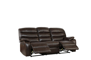 82" X 38" X 40" Dark Brown Sofa