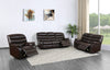 183" X 114" X 120" Dark Brown Sofa Set