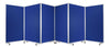 212" x 1" x 71" Blue, Metal, 6 Panel, Screen