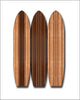 Warm Brown Long Board 3 Panel Room Divider Screen