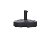 18" X 18" X 5" Black Water Injection Umbrella Base