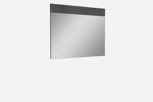 63" X 1" X 48" Gloss Grey Glass Mirror