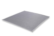 59" X 55" Light Gray Sunbrella Indoor Outdoor Small Rug