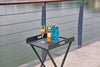 Gray Aluminum Indoor Outdoor Tray Table