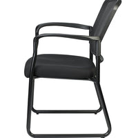 25.5" x 23.5" x 35.5"Black Mesh Fabric Guest Chair