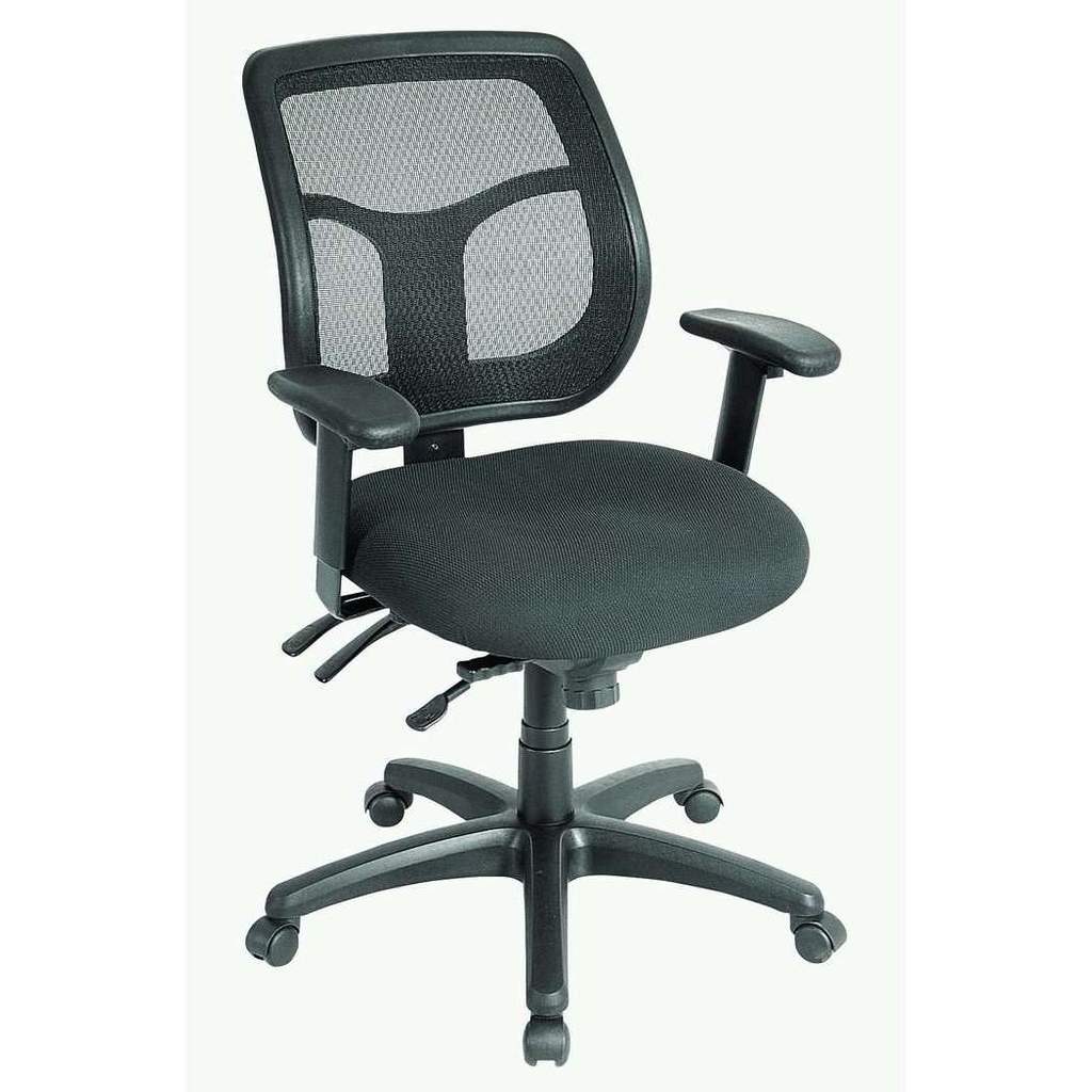 26" x 20" x 36" Black Mesh Fabric Chair