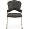 Set of 4 Black Professional Grade Plastic Chairs