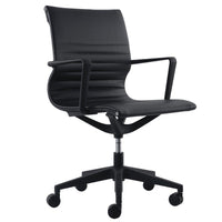 23.8" x 20.8" x 35.8" Black Vinyl Flex Tilt Chair