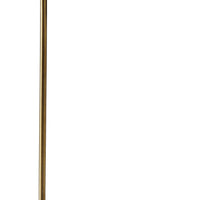 Ultra Sleek Brass Metal LED Desk Lamp