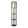 72" H Sleek Column Style Floor Lamp with Storage