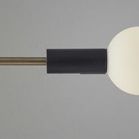 Retro White Globe LED Desk Lamp