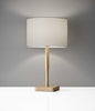 Cozy Cabin Natural Wood Table Lamp