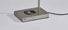 5" X 22.5" X 12.25-22.25" Brushed Steel Metal LED Desk Lamp