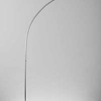 Futuristic Brushed Steel Metal Led Arc Floor Lamp