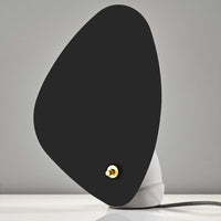 Black Fin Concrete Table Lamp