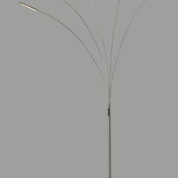 Five Finger Brushed Steel Multi Mode LED Floor Lamp