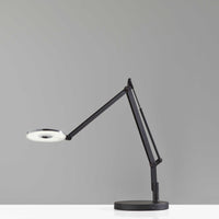 Bendy Black Metal LED Desk Lamp