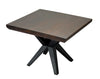 Contemporary Dark Acacia Black Inverted Frame End or Side table