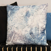 Acid Relief Watercolor Square Throw Pillow