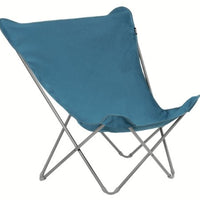 Modern Indoor Outdoor Teal XL Folding Lounge Chair