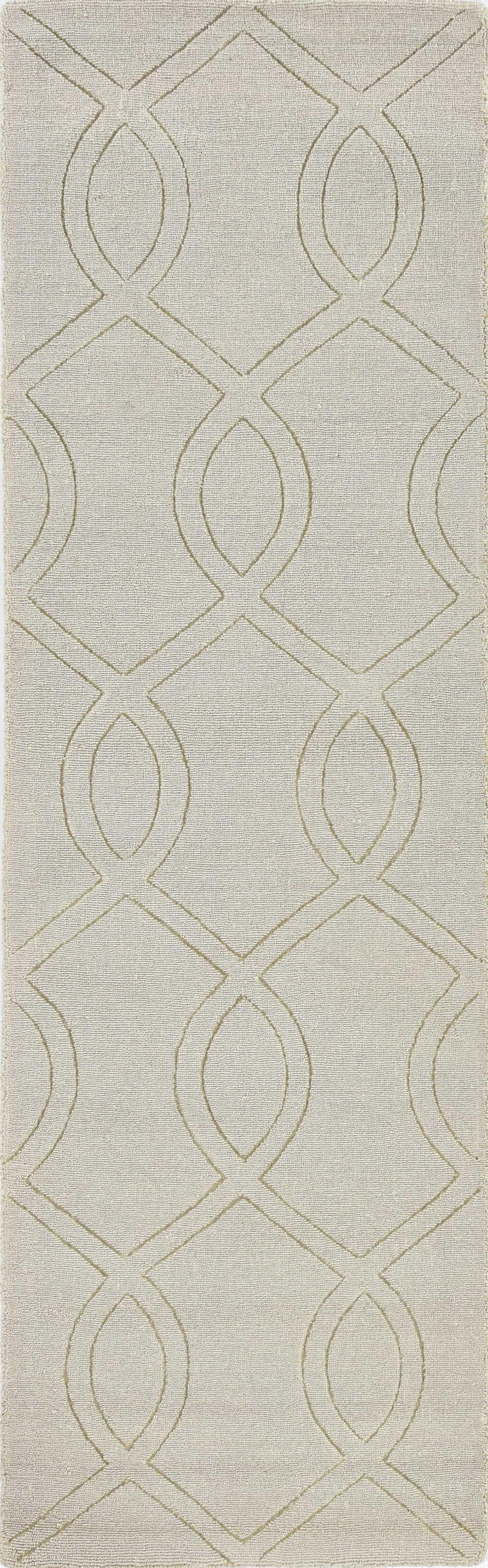 90" X 114" Beige Polyester Rug