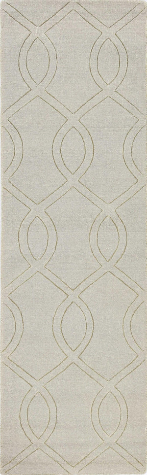 90" X 114" Beige Polyester Rug