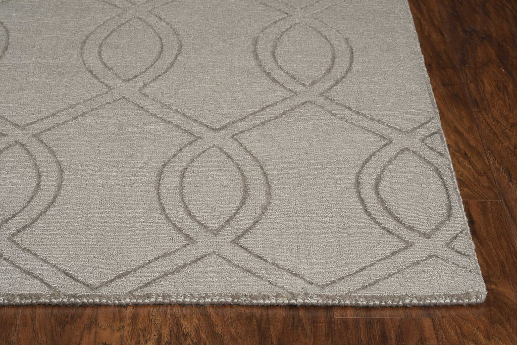 17" X 90" Taupe Polyester Rug