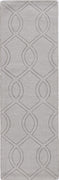 90" X 114" Taupe Polyester Rug