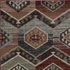 5' x 8' Red Aztec Diamond Area Rug