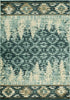 3'x5' Slate Blue Polypropylene Area Rug