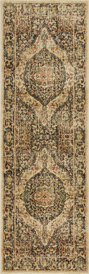 63" X 91" Mocha Polypropylene Rug