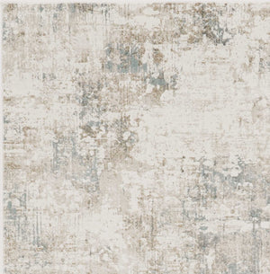 114" X 156" Ivory Polypropylene or Viscose Rug