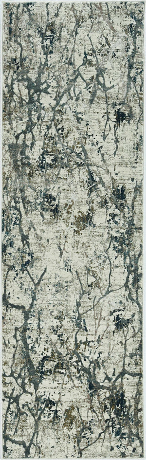 114" X 156" Ivory or Mist Polypropylene or Viscose Rug