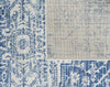 7'x12' Ivory Blue Machine Woven Distressed Medallion Indoor Area Rug