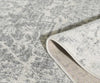 81" X 144" Grey Polypropylene Rug