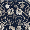 90" X 90" Navy Polypropylene Rug