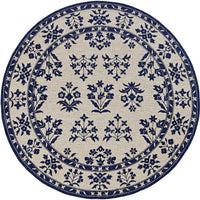 60" X 90" Sand or Blue Polypropylene Rug