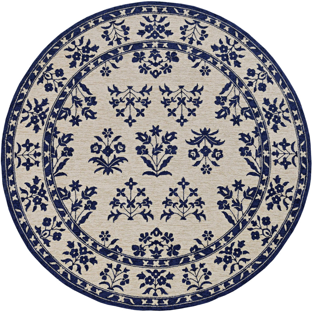 60" X 90" Sand or Blue Polypropylene Rug