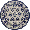 90" X 114" Sand or Blue Polypropylene Rug