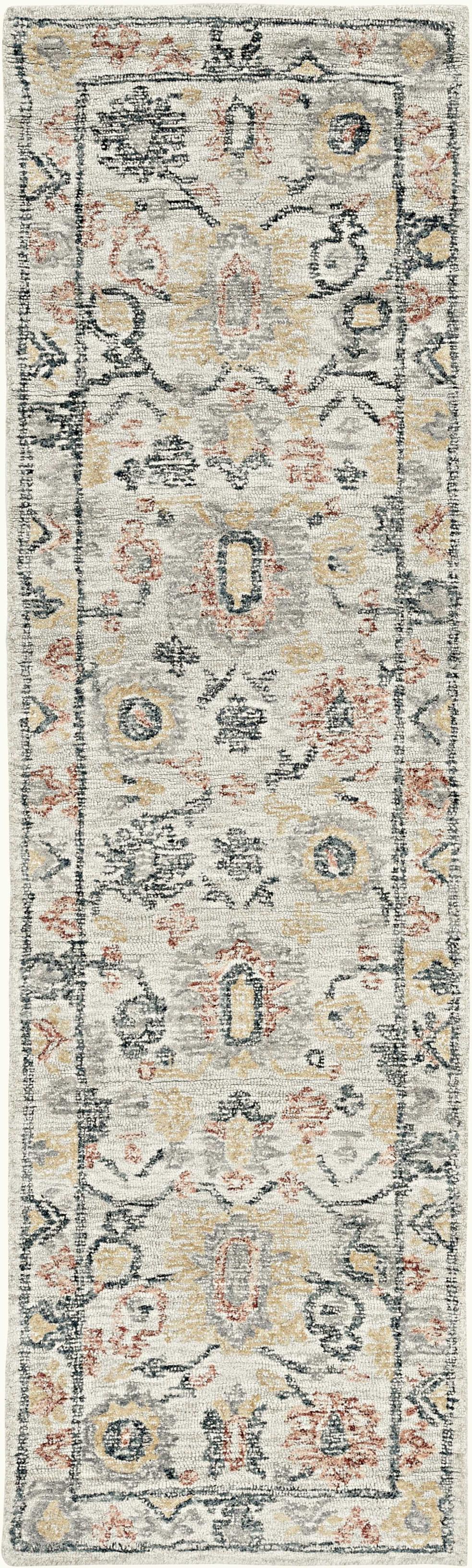 96" X 132" Ivory Wool Rug