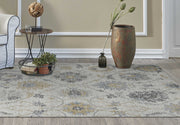 78" X 114" Ivory Wool Rug