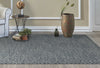 78" X 114" Denim Wool Rug