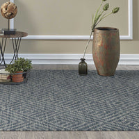 78" X 114" Denim Wool Rug